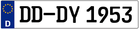 Truck License Plate